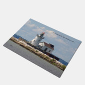 クリーブランドハーバーメイン玄関ライトドアマット ドアマット (アングル)