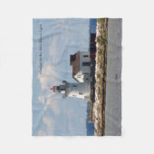 クリーブランドハーバーメイン玄関ライト フリースブランケット (正面)