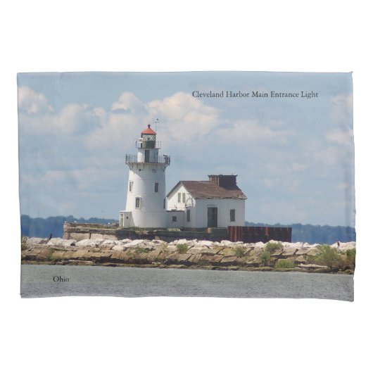 クリーブランドハーバーメイン玄関ライト 枕カバー (正面)