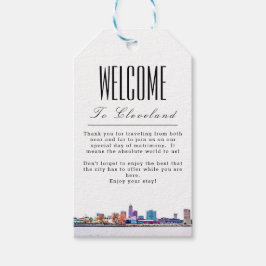 クリーブランドパーソナライズされたウェルカムギフトラベル ギフトタグ