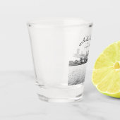クリーブランドパーソナライズされたスカイラインショットグラス ショットグラス (左)
