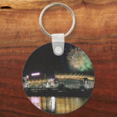 クリーブランドブラウンズサッカースタジアムファイアーワード キーホルダー (正面)