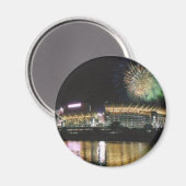 クリーブランドブラウンズサッカースタジアムファイアーワード マグネット (正面/裏面)