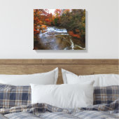 クリーブランドメトロ滝パーク内のクアリロック キャンバスプリント (インサイチュ (寝室))