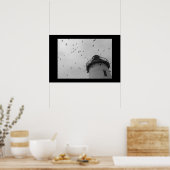 クリーブランドライトハウスアンドガルズbwプリント ポスター (キッチン)