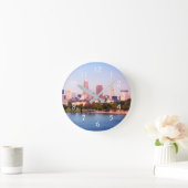 クリーブランドレイクビュー ラウンド壁時計 (ホーム)