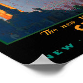 クリーブランドヴィンテージ旅行ポスター ポスター (角)