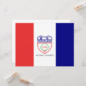 クリーブランド国旗（オハイオ） カード (正面/裏面インサイチュ)