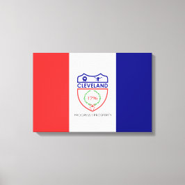 クリーブランド国旗（オハイオ） キャンバスプリント