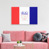 クリーブランド国旗(オハイオ) キャンバスプリント (インサイチュ (リビング))