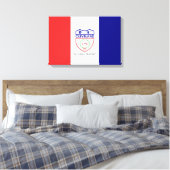 クリーブランド国旗(オハイオ) キャンバスプリント (インサイチュ (寝室))