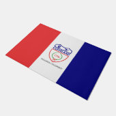 クリーブランド国旗（オハイオ） ドアマット (アングル)