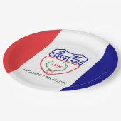 クリーブランド国旗(オハイオ) ペーパープレート (アングル)