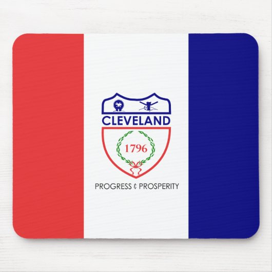 クリーブランド国旗（オハイオ） マウスパッド (正面)