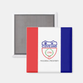 クリーブランド国旗（オハイオ） マグネット (正面/裏面)