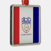 クリーブランド国旗（オハイオ） メタルオーナメント (右)