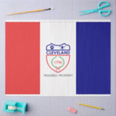 クリーブランド国旗(オハイオ) 薄葉紙 (クラフト)