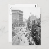 クリーブランド市公共広場1915年 ポストカード (正面/裏面)