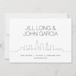 クリーブランド日付を保存 招待状