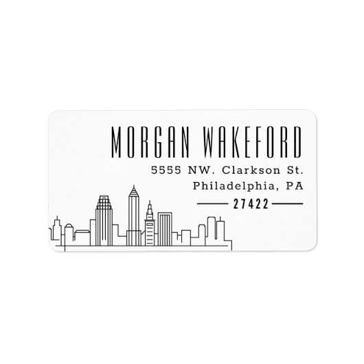 クリーブランド様式の天窓（大）  ラベル (正面)