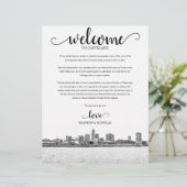 クリーブランド結婚の週末のウェルカム旅程 (スタンド正面)