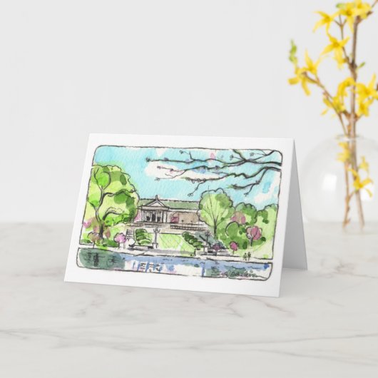 クリーブランド美術館折り畳みグリーティングカード カード (黄色い花)