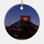 クリーブランド風光明媚なクリスマス装飾 セラミックオーナメント (正面)