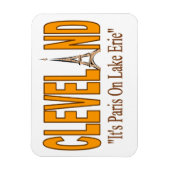 クリーブランド、それはパリのエリー湖マグネット マグネット (縦)