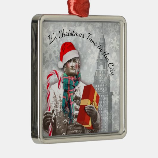 クリーブランド: それは都市のクリスマスの時間です メタルオーナメント (右)
