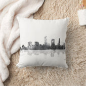 クリーブランド、オハイオ州のスカイライン クッション (ブランケット)