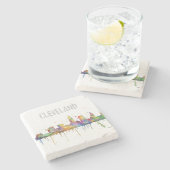 クリーブランド、オハイオ州のスカイライン ストーンコースター (横)