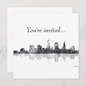 クリーブランド、オハイオ州のスカイライン 招待状 (正面/裏面)