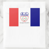 クリーブランド、オハイオ州の旗 長方形シール (バッグ)