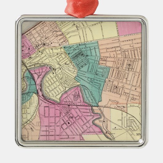 クリーブランド、オハイオ州2 メタルオーナメント (正面)