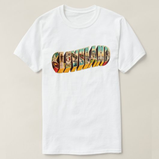 クリーブランド・レトロTシャツ Tシャツ (デザイン正面)