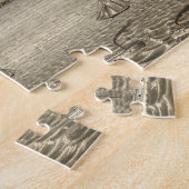 クリーブランド(1877年)のヴィンテージの絵解き地図 ジグソーパズル (側面)