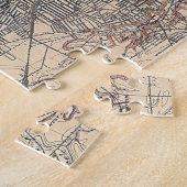 クリーブランド(1904年)のヴィンテージの地図 ジグソーパズル (側面)