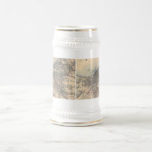 クリーブランド(1904年)のヴィンテージの地図 ビールジョッキ (中央)