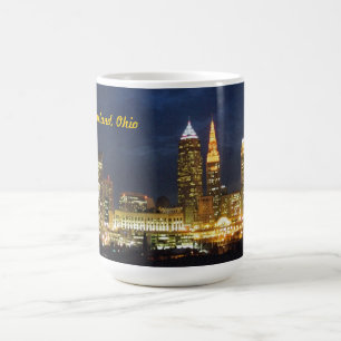 クリーブランド、OHナイトライトマグカップ コーヒーマグカップ