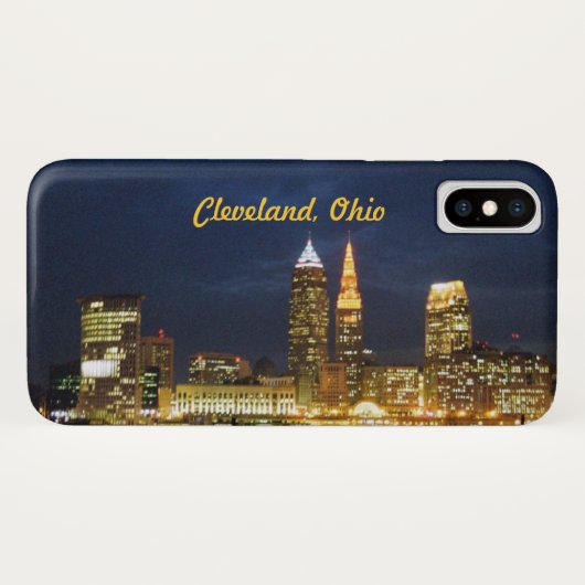 クリーブランド, OHナイトライトVibe iPhoneケース Case-Mate iPhoneケース (裏面(横))