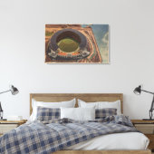 クリーブランド， OH – 市立野球の空中 キャンバスプリント (インサイチュ (寝室))