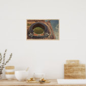 クリーブランド, OH – 市立野球の空中 ポスター (キッチン)