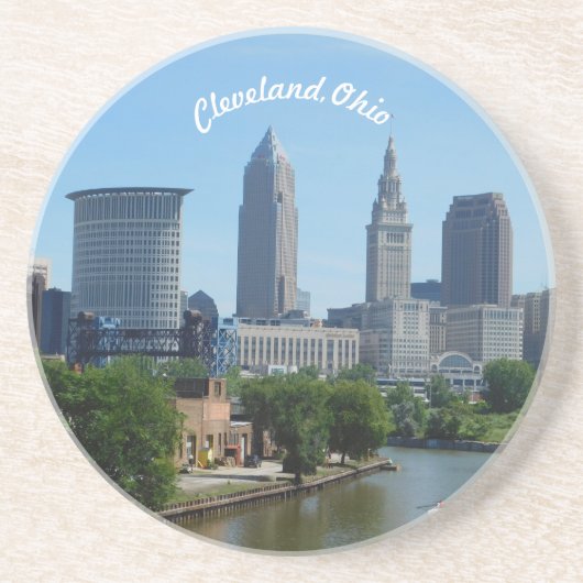 クリーブランド， OH Riverview Sandstone Coaster コースター (正面)