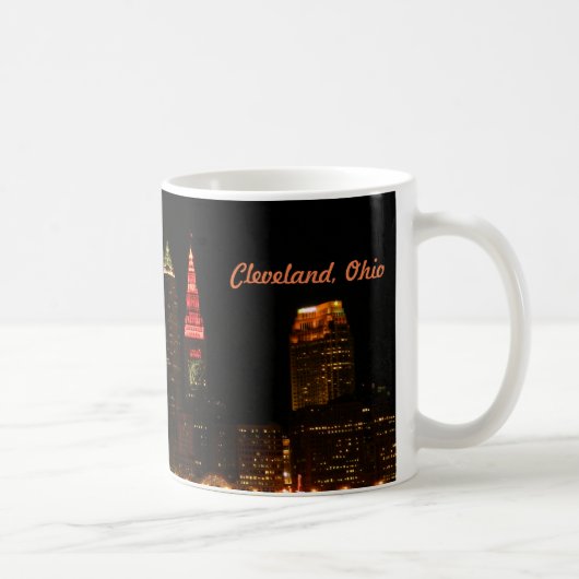 クリーブランドDawgの町のマグ コーヒーマグカップ (右)