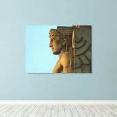 クリーブランドOHアールデコキャンバスプリント キャンバスプリント (インサイチュ (ウッドフロア))