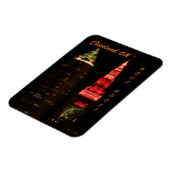 クリーブランドOHスポーツファン冷蔵庫用マグネット マグネット (左側)