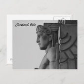 クリーブランドOHブリッジガーディアン(B & W)ポストカード ポストカード (正面/裏面)