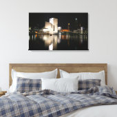 クリーブランドOHロックンロールホール&ミュージアム キャンバスプリント (インサイチュ (寝室))