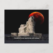 クリーブラン凍っていト灯台はがき ポストカード (正面)