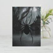 クリープィスパイダーハロウィンパーティー招待状 招待状 (スタンド正面)